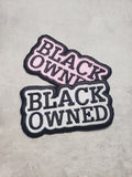 Black Owned Patch